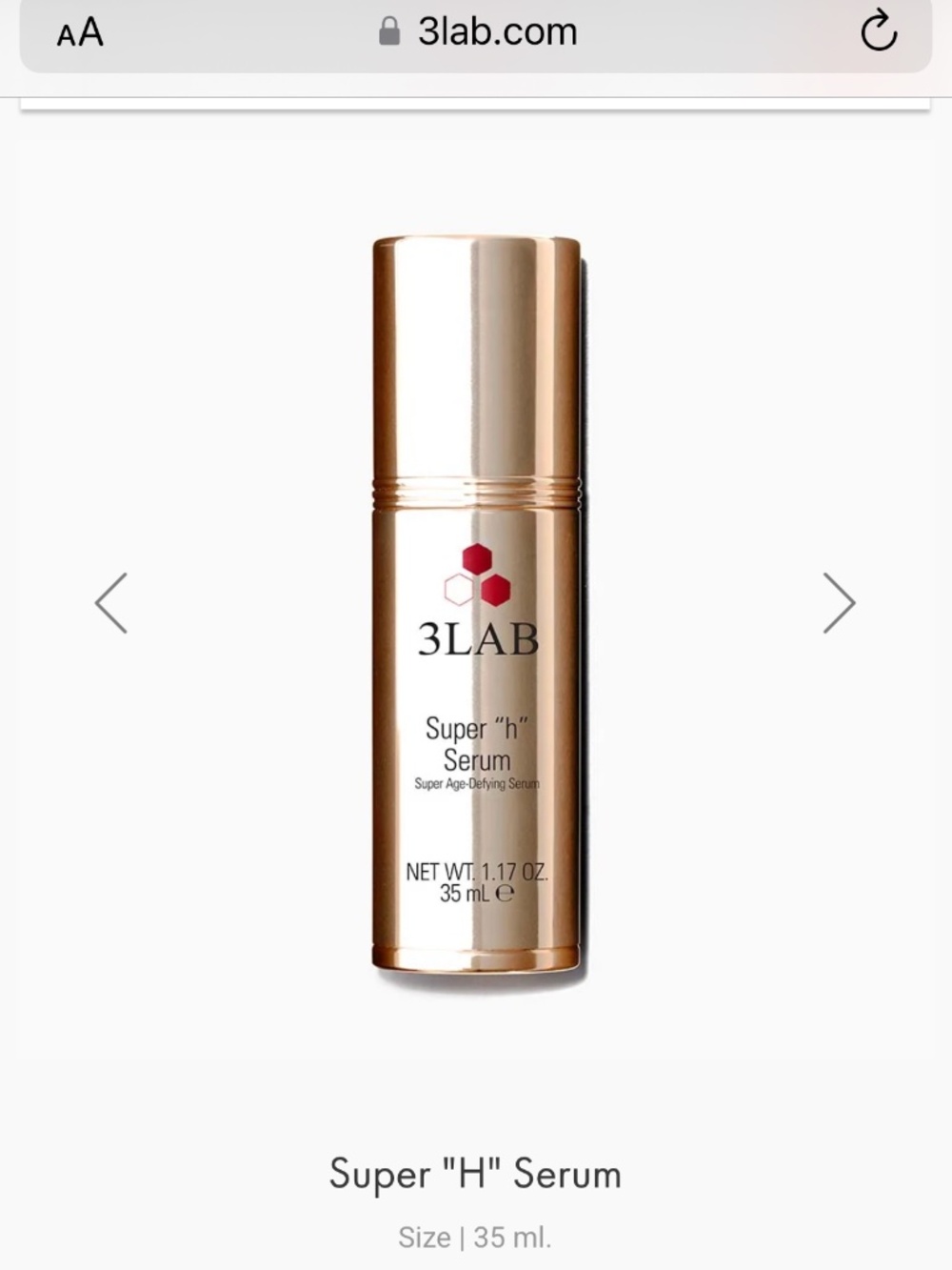Super "h" Serum Super Age-Defying Serum